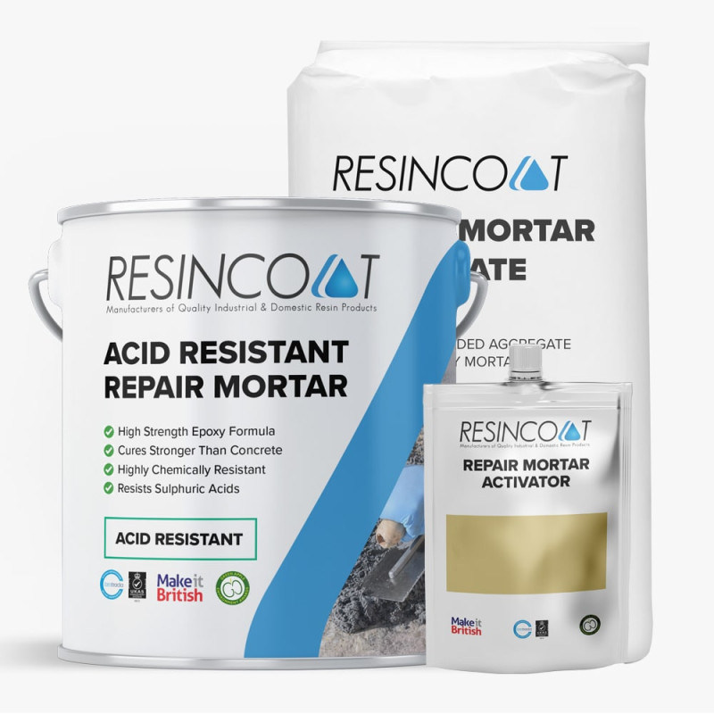 Acid Resistant Concrete Repair Mortar | Resincoat