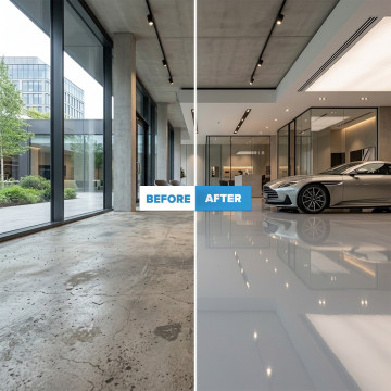 Showroom Epoxy Resin Floor Paint | Resincoat