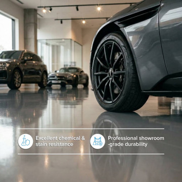Showroom Epoxy Resin Floor Paint | Resincoat